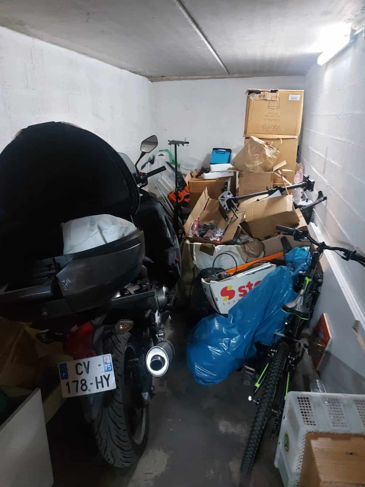 debarras de garage à Paris 6 avec recuperation de moto et velo