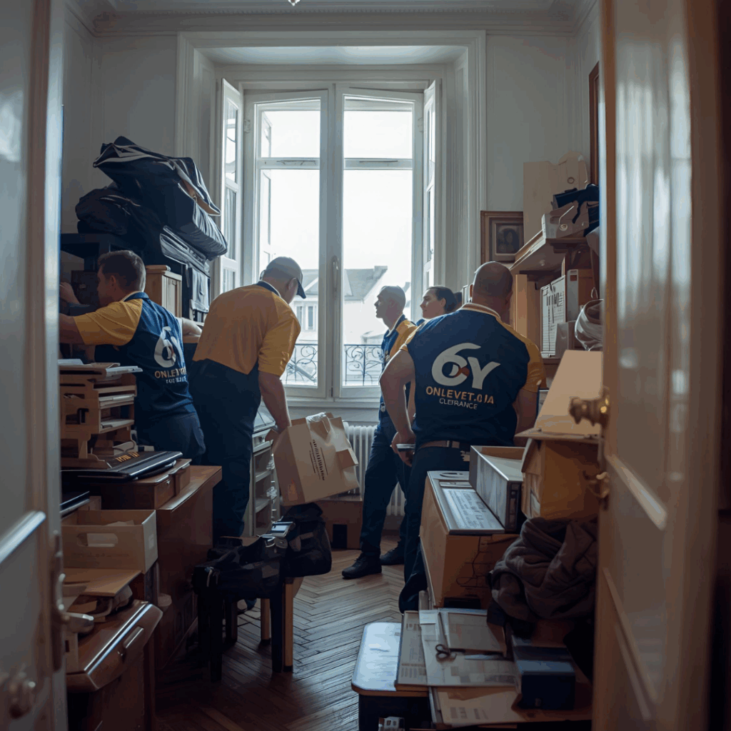 Évacuation d'encombrants à Béziers (34)