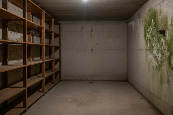 Cave propre et sèche après débarras et nettoyage Boulogne-Billancourt - murs assainis