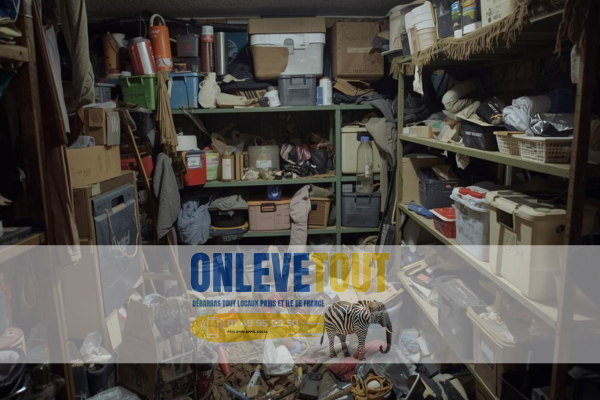 Syndrome de Diogène niveau avancé - logement très encombré avec passages difficiles et présence de nuisibles