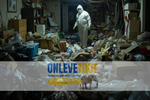 Syndrome de Diogène niveau sévère - logement totalement impraticable nécessitant intervention lourde avec équipements de protection