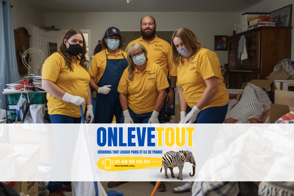 Équipe OnLeveTout spécialisée syndrome de Diogène - professionnels formés à l'accompagnement bienveillant et au nettoyage extrême