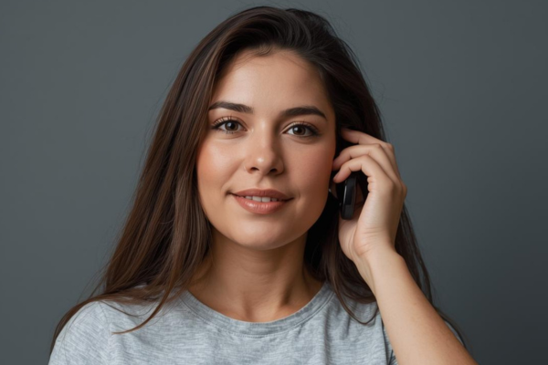 Étape 1 débarras studio Paris - Client appelant OnLeveTout au 01 49 95 05 50 ou envoyant photos par WhatsApp pour demande de devis gratuit studio