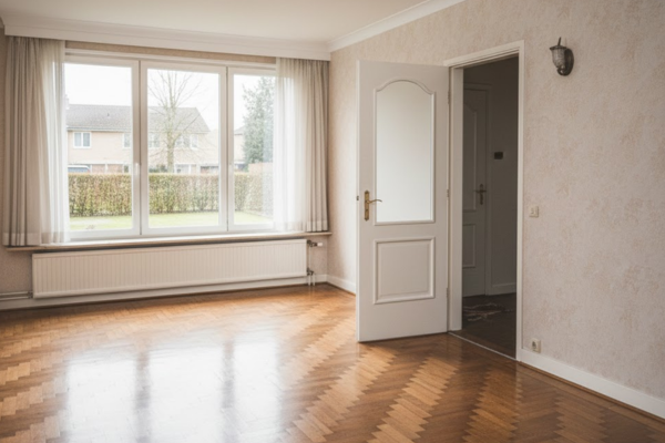 Étape 4 débarras maison - Maison entièrement vide et nettoyée après intervention OnLeveTout, parquet brillant, prête pour nouvelle vie ou vente