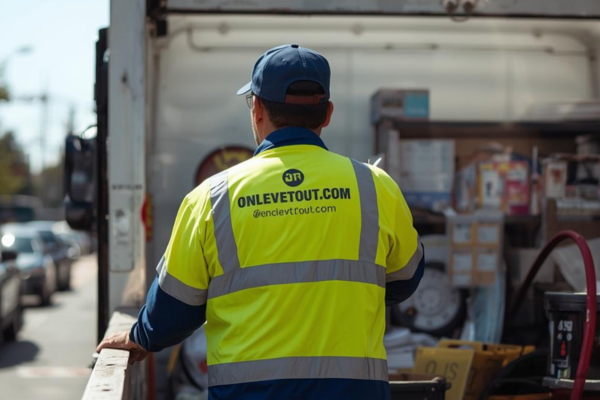 Services de débarras professionnel OnLeveTout - Équipe en intervention à Paris et Île-de-France