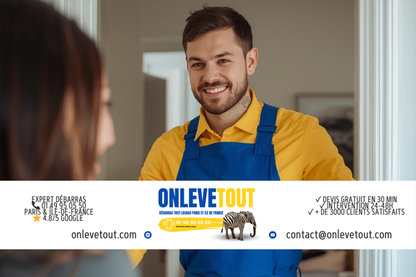 Débarras maison Méry-sur-Oise 95540 - Équipe OnLeveTout