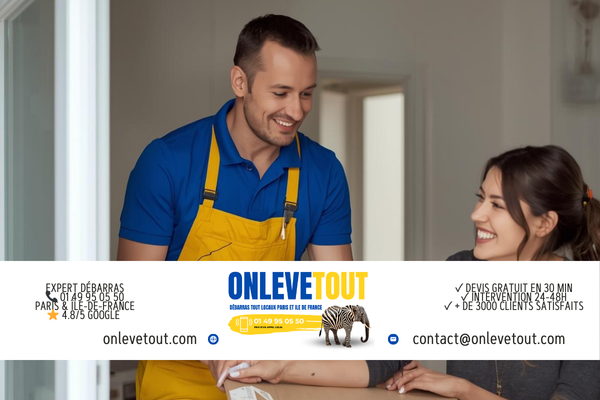 Débarras maison Nemours 77140 - Équipe OnLeveTout