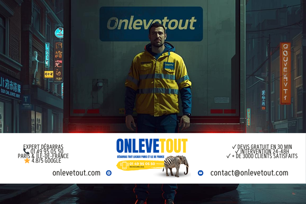 Débarras maison Saint-Ouen-l'Aumône - Équipe OnLeveTout en intervention