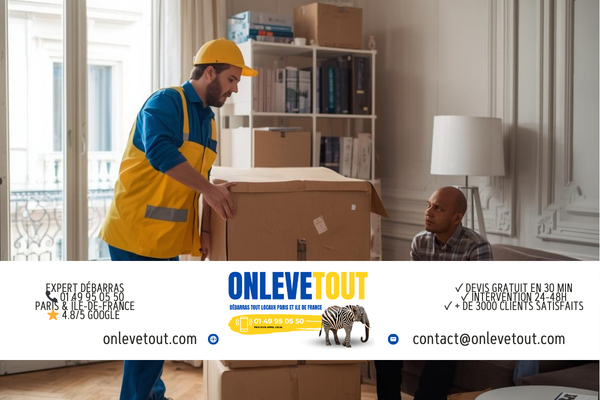 Débarras maison Sèvres 92310 - Équipe OnLeveTout