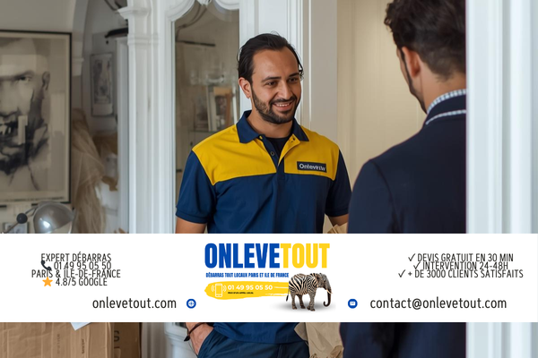 Débarras maison Thomery 77810 - Équipe OnLeveTout