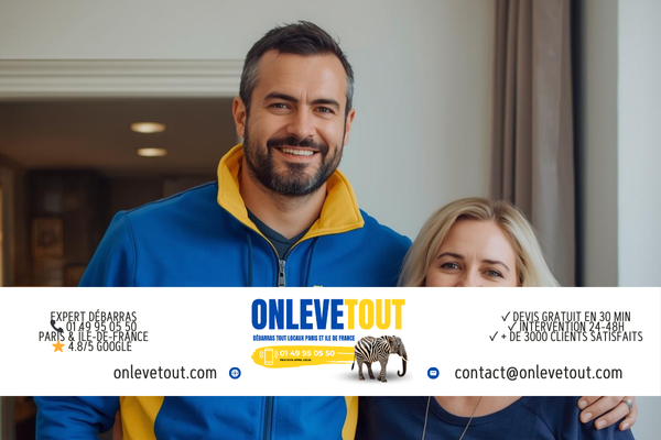 Débarras appartement et maison à Brunoy 91800 - Équipe OnLeveTout Essonne