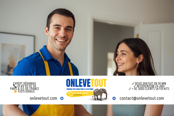 Débarras appartement et maison à Bussy-Saint-Georges 77600 - Équipe OnLeveTout Seine-et-Marne