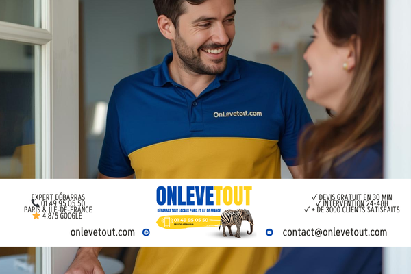 Débarras appartement et maison à Cergy 95000 - Équipe OnLeveTout Val-d'Oise