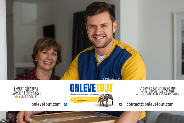 Débarras appartement et maison à Châtenay-Malabry 92290 - Équipe OnLeveTout Hauts-de-Seine