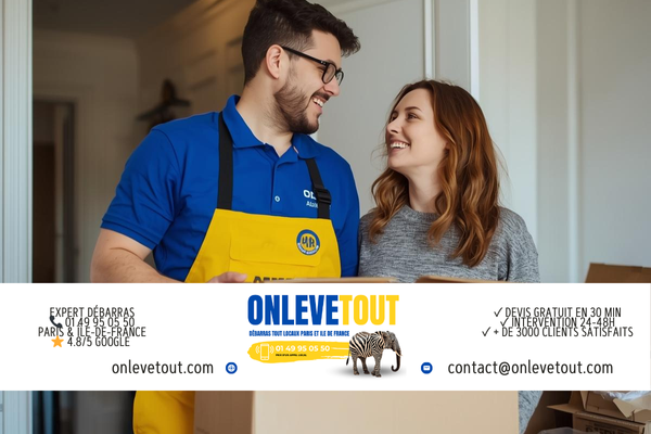 Débarras appartement et maison à Choisy-le-Roi 94600 - Équipe OnLeveTout Val-de-Marne