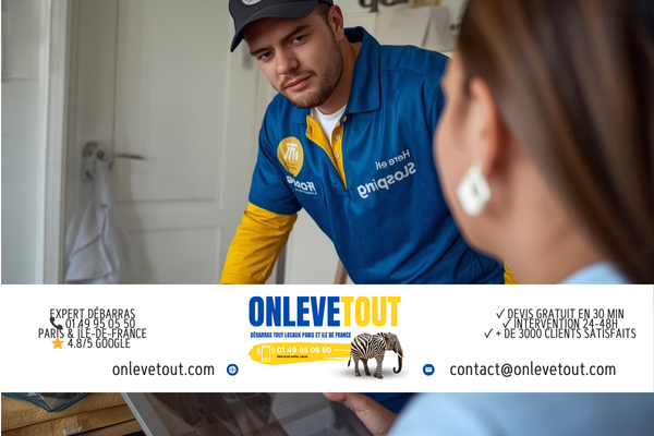 Débarras appartement et maison à Clamart 92140 - Équipe OnLeveTout Hauts-de-Seine