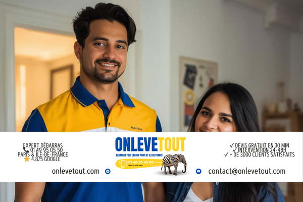 Débarras maison Claye-Souilly 77410 - Équipe OnLeveTout