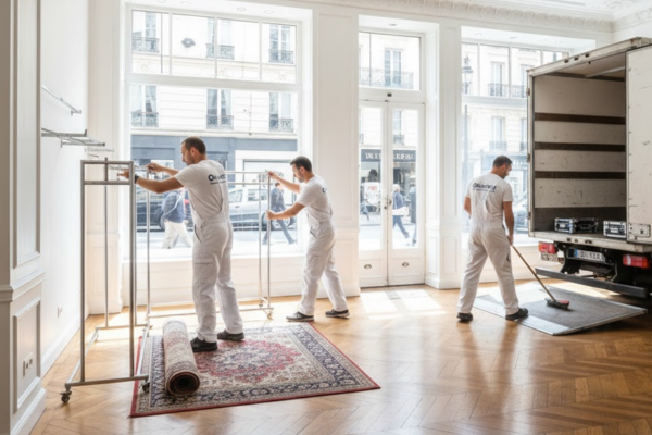 Débarras commerce boutique Paris