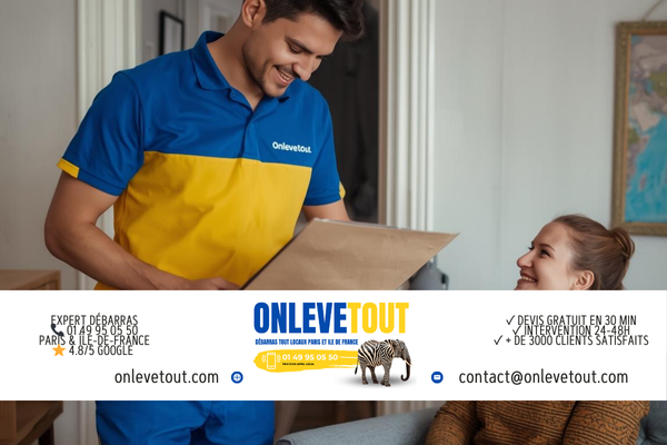 Débarras maison à Domont 95330 - Équipe OnLeveTout Val-d'Oise forêt Montmorency