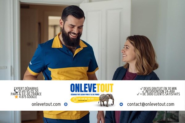 Débarras appartement à Dugny 93440 - Équipe OnLeveTout Seine-Saint-Denis Le Bourget