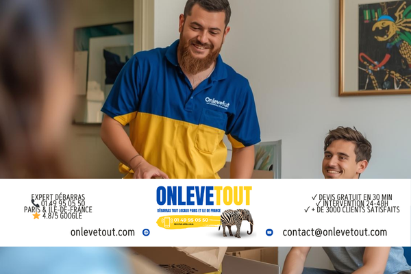 Débarras maison à Eaubonne 95600 - Équipe OnLeveTout Val-d'Oise Montmorency