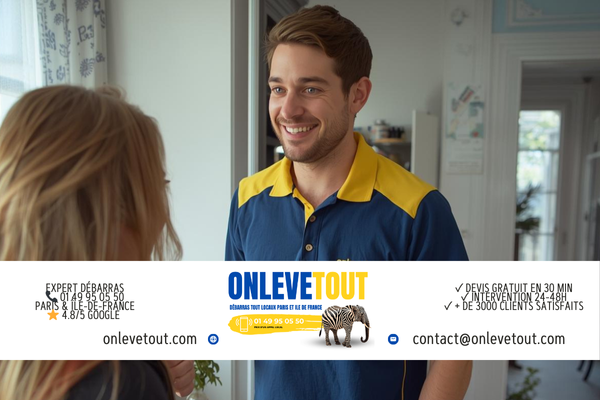 Débarras maison à Ermont 95120 - Équipe OnLeveTout Val-d'Oise Montmorency