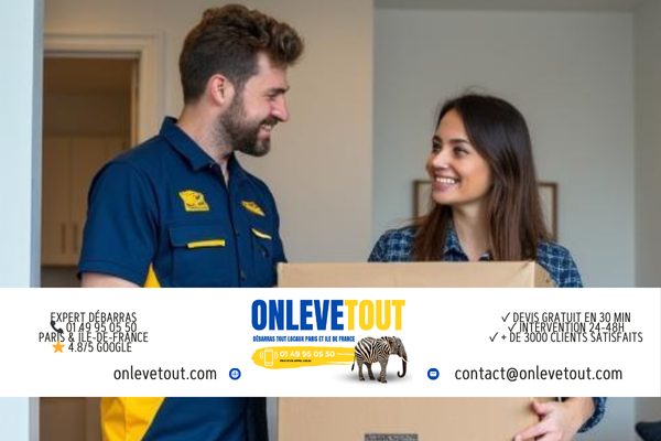 Débarras maison à Fontenay-aux-Roses 92260 - Équipe OnLeveTout Hauts-de-Seine