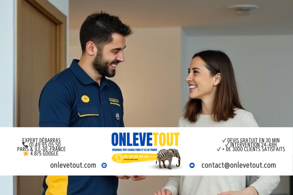 Débarras maison à Fontenay-sous-Bois 94120 - Équipe OnLeveTout Val-de-Marne Vincennes