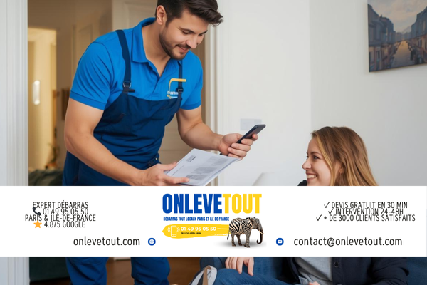 Débarras appartement à Ivry-sur-Seine 94200 - Équipe OnLeveTout Val-de-Marne