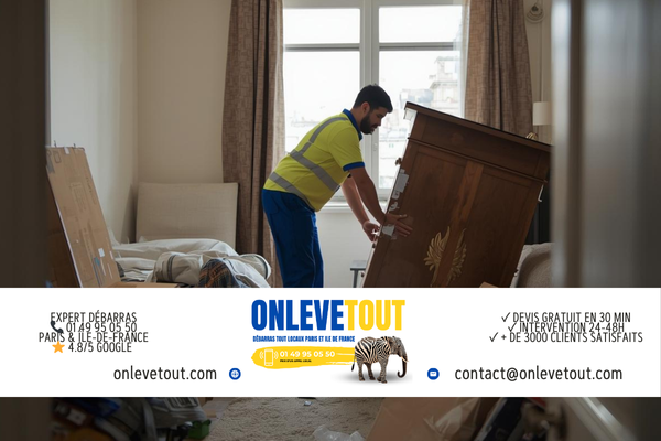 Débarras appartement et maison à Pantin 93500 - Équipe OnLeveTout Seine-Saint-Denis