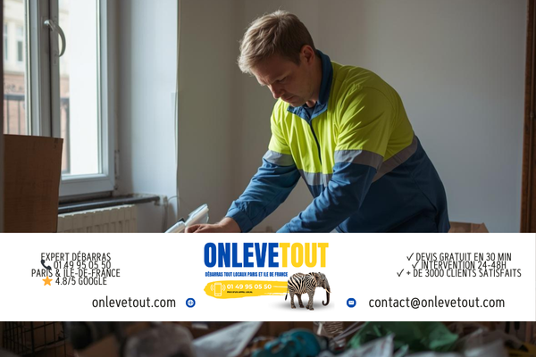 Débarras appartement et maison à Romainville 93230 - Équipe OnLeveTout Seine-Saint-Denis