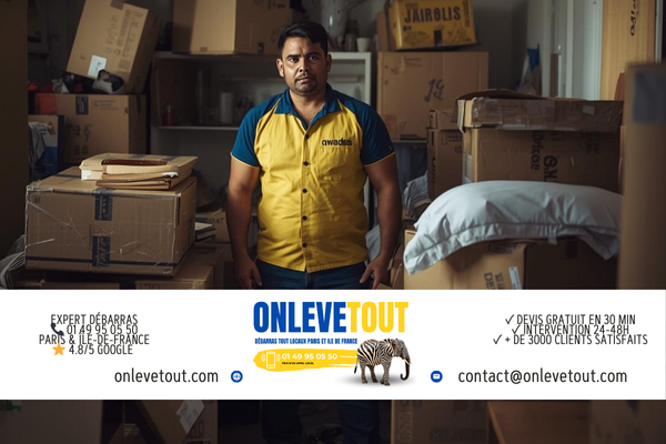 Débarras appartement et maison à Thiais 94320 - Équipe OnLeveTout Val-de-Marne