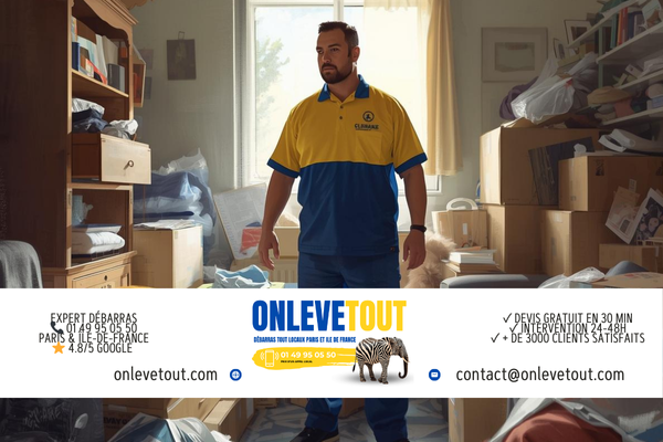 Débarras appartement et maison à Tremblay-en-France 93290 - Équipe OnLeveTout Seine-Saint-Denis