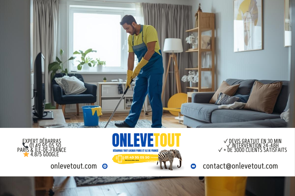 Débarras appartement et maison à Villejuif 94800 - Équipe OnLeveTout Val-de-Marne