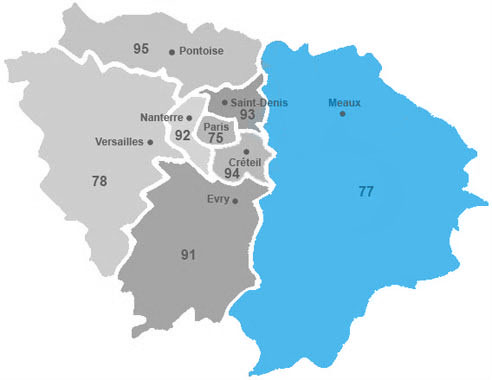 Notre zone d'intervention