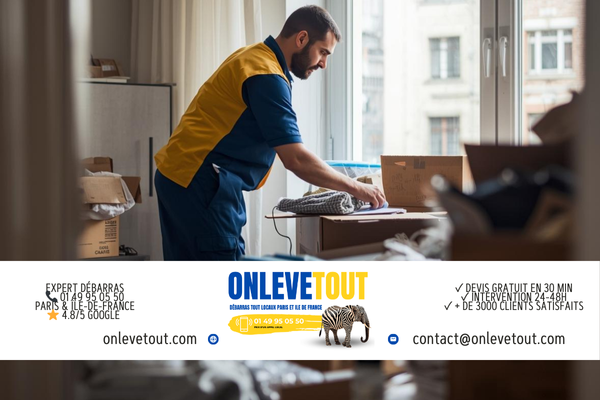 Débarras à Montreuil — OnLeveTout