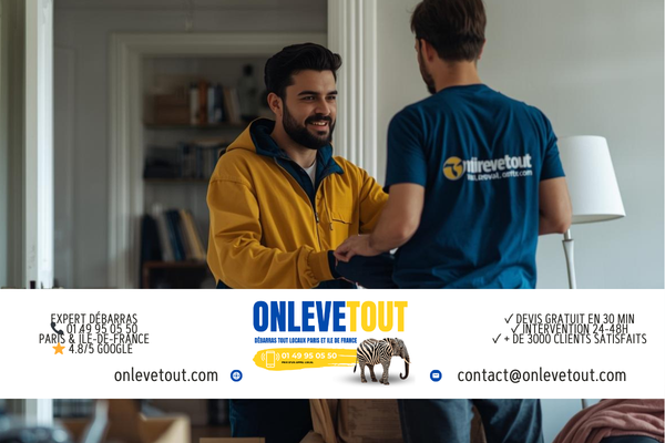Débarras à Paris 19e — OnLeveTout